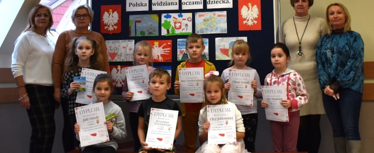 Powiększ obraz: Konkurs plastyczny klas I „Polska widziana oczami dziecka”